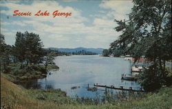 Scenic Lake George New York Postcard Postcard Postcard