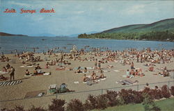 Lake George Beach New York Postcard Postcard Postcard