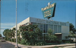 Plantation First National Bank Fort Lauderdale, FL Postcard Postcard Postcard