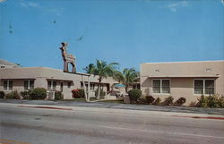 Deer Apartments & Motel Postcard