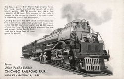 Big Boy Locomotives Postcard Postcard Postcard