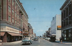 Main Street, Looking East Postcard