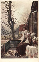 "Frühlingshosen"  - Spring Art Postcard Postcard