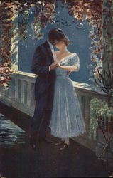 Couple Kissing Postcard