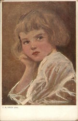 Portrait of a Girl Postcard