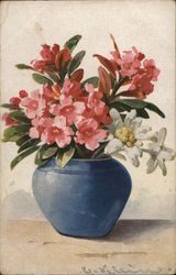 Pink and White Flowers C. Klein Postcard Postcard