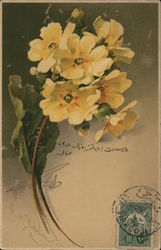 Yellow Flowers Postcard