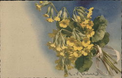 Yellow Flowers C. Klein Postcard Postcard