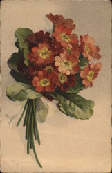 Red Flowers Postcard