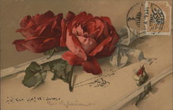 Red Roses C. Klein Postcard Postcard