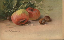 Apples and Hazelnuts Postcard