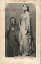 Dante and Beatrice Postcard