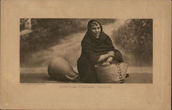 Egyptian Fortune Teller Postcard