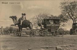 Camel Coach Bhopal, India Postcard Postcard