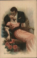 Passionate Kiss Postcard