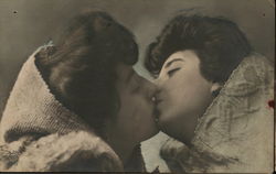 Two Women Kissing Postcard Postcard