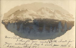 View of Mt. Shasta Mount Shasta, CA Postcard Postcard Postcard