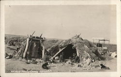 Navajo Indian Camp, Arizona Native Americana Postcard Postcard Postcard