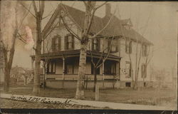 Residence, 100 River St. Postcard