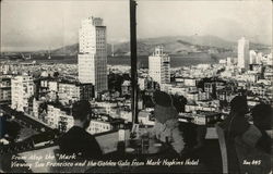 City and Golden Gate from Mark Hopkins Hotel Postcard