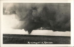 Tornado Touching Down Postcard