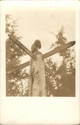 Mile Signpost - Londontown Timbuktu Buenos Aires Singapore Postcard