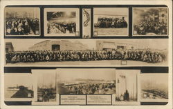 Scenes of Pacific Logging Congress Postcard