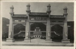 Large Asian Temple China Postcard Postcard Postcard