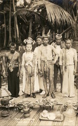 Moro Wedding,olo Sulo, Philippine Islands Postcard