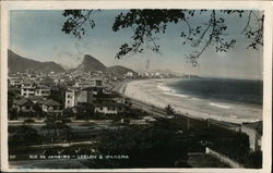 Leblon and Ipanema Rio de Janeiro, Brazil Postcard Postcard Postcard