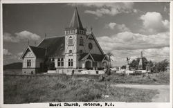 Maori Church Rotorua, New Zealand Postcard Postcard Postcard