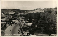 Outside of Herod's Gate Jerusalem, Israel Middle East Postcard Postcard Postcard