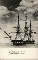 U.S. Frigate Constitution, "Old Ironsides" Boston, MA Postcard Postcard Postcard