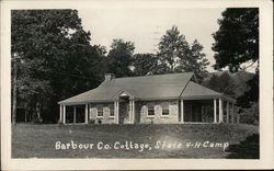 Barbour Co. Cottage, Jackson's Mill State 4-H Camp Postcard