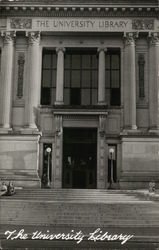 Facade of the Library Berkeley, CA Postcard Postcard Postcard