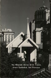 The Wayside Shrine of St. Francis, Grace Cathedral Postcard