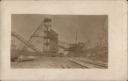 Loading Railroad Hopper, Tipple? Postcard