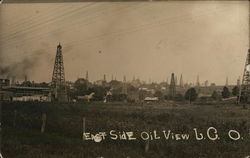 East Side Oil View Postcard