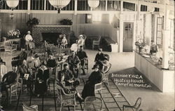 YWCA. Hostess House Camp Fremont (now MacArthur Park) Interior Palo Alto, CA Postcard Postcard Postcard