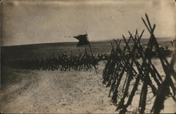 Fortifications on a battlefield Military Postcard Postcard Postcard