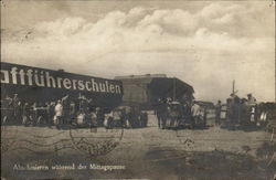 Abschmieren Wahrend der Mittagspause Germany Postcard Postcard Postcard