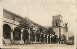 Old Mission, Santa Barbara Quake California Postcard Postcard Postcard