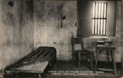 Death Cell of Padre Junipero Serra, Carmel Mission Postcard