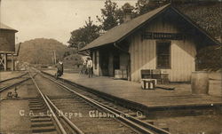 C. A. & C. Depot Glenmont, OH Postcard Postcard Postcard