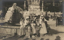 Roma - Costumi Romani Postcard