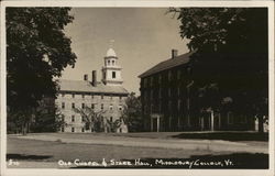 Old Chapel and Starr Hall Postcard