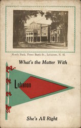 North Park, From Bank St. Lebanon, NH Postcard Postcard Postcard