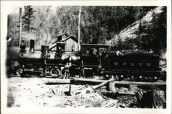 W. P. & Y. R. Locomotive Postcard