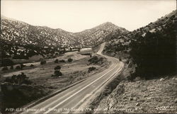 U.S. Highway 66 through the Sandia Mts. east of Albuquerque, NM Postcard Postcard Postcard