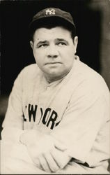 Babe Ruth, New York Yankees Baseball Postcard Postcard Postcard